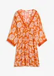 Robe-tunique en viscose texturée avec dentelle, bonprix
