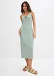 Robe midi en crêpe léger, bonprix