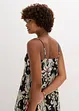 Robe à bretelles en viscose texturée, bonprix