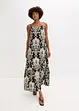 Robe à bretelles en viscose texturée, bonprix