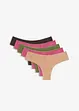 Brazilslip (5er Pack) mit Baumwolle, bonprix
