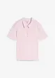 Geripptes Poloshirt aus Viskose-Mix, bonprix