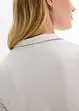 Geripptes Poloshirt aus Viskose-Mix, bonprix