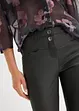 Stretch-Hose mit Glanzeffekt aus Viskose-Mix, bonprix