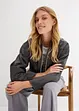 Softblouson aus glänzendem Viskose-Mix, bonprix