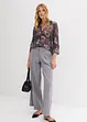 Oversize-Bluse aus luftigem Chiffon, bonprix