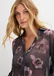 Oversize-Bluse aus luftigem Chiffon, bonprix