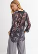 Oversize-Bluse aus luftigem Chiffon, bonprix
