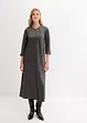 Midikleid aus glänzendem Satin, bonprix