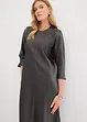 Midikleid aus glänzendem Satin, bonprix