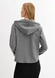 Kapuzen-Sweatjacke aus weichem Scuba, bonprix