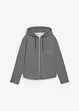 Kapuzen-Sweatjacke aus weichem Scuba, bonprix