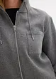 Kapuzen-Sweatjacke aus weichem Scuba, bonprix