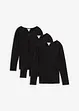 Langarmshirt aus reiner Baumwolle (3er Pack), bonprix