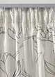 Voilage en polyester recyclé à imprimé feuillage (1 pce), bonprix
