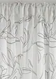 Voilage en polyester recyclé à imprimé feuillage (1 pce), bonprix