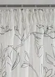 Voilage en polyester recyclé à imprimé feuillage (1 pce), bonprix