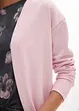 Long-Sweatjacke aus weichem Baumwoll-Mix, bonprix