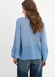 Blouse en mousseline à volants, bonprix