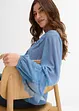 Blouse en mousseline à volants, bonprix