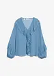 Blouse en mousseline à volants, bonprix