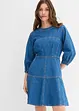 Robe en jean à manches ballon, bonprix