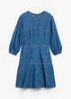 Robe en jean à manches ballon, bonprix