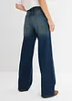 Jean droit et loose, taille haute, peu extensible, bonprix