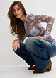 T-shirt manches longues en mesh fin, bonprix