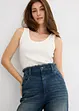 Jean droit, taille haute, bonprix