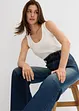 Jean droit, taille haute, bonprix