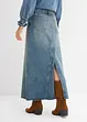 Jupe longue en jean, taille mi-haute, bonprix