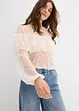Blouse en dentelle, bonprix