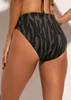 High waist Bikinihose mit hohem Beinausschnitt, bonprix