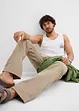 Regular Fit Twillhose aus reiner Baumwolle, Straight, bonprix