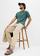 Relaxed Fit Chino-Stretch-Schlupfhose, Straight, bonprix