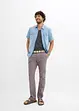 Regular Fit Chinohose mit Komfortbund und Gürtel, Straight, bonprix