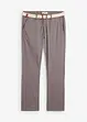 Regular Fit Chinohose mit Komfortbund und Gürtel, Straight, bonprix