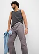 Regular Fit Chinohose mit Komfortbund und Gürtel, Straight, bonprix