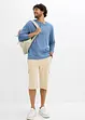 Langarm-Henleyshirt (2er Pack) aus reiner Bio-Baumwolle, bonprix