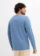 Langarm-Henleyshirt (2er Pack) aus reiner Bio-Baumwolle, bonprix