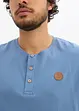 Langarm-Henleyshirt (2er Pack) aus reiner Bio-Baumwolle, bonprix