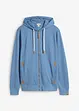 Kapuzen-Sweatjacke mit recyceltem Polyester, bonprix
