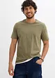 T-Shirt (2er Pack) aus reiner Bio-Baumwolle, bonprix