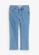 Slim Fit Stretch-Jeans mit verstellbarem Bund, Straight, bonprix