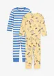 Pyjama aus reiner Bio-Baumwolle (4-tlg. Set), bonprix