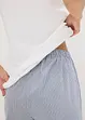 Pyjama mit Ripp Top und gewebter Hose, bonprix