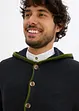 Trachten-Strickjacke mit Kapuze, bonprix