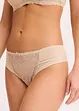 Brazilslip mit blumiger Stickerei, bonprix
