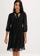 Mesh-Jerseykleid mit Schluppe, bonprix
